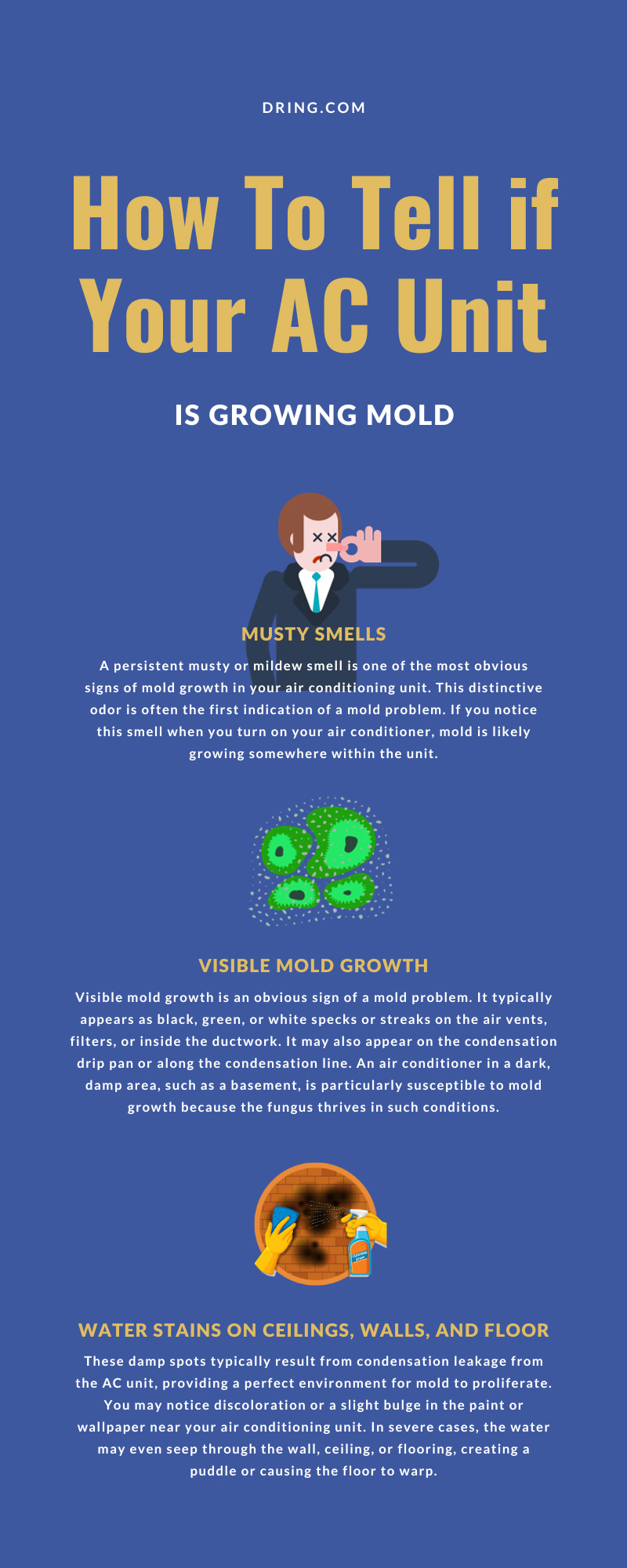 How To Tell if Your AC Unit Is Growing Mold